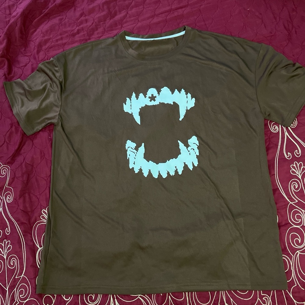 Brown gym shirt men